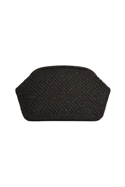 El Örgüsü Oval Burslu Clutch Çanta