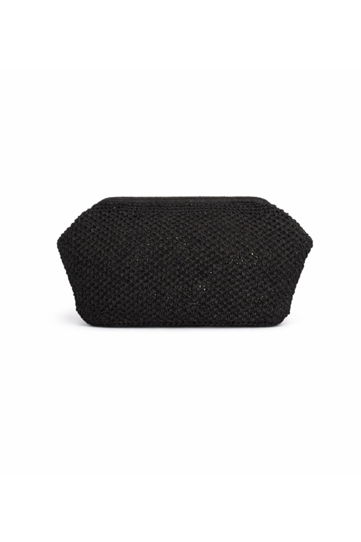 El Örgüsü Geniş Burslu Clutch Çanta