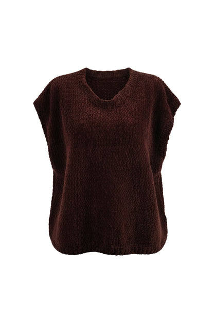 El Yapımı Örgü Süveter | Koyu Bordo Unisex Tasarım